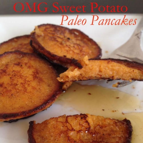 OMG Sweet Potato Paleo Pancakes