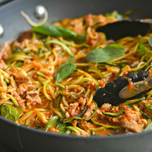 Turkey Spaghetti Zoodles