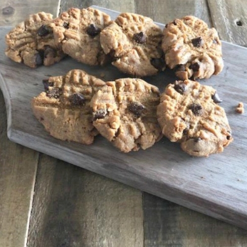 Low Carb Peanut Butter Chocolate Chip Cookies