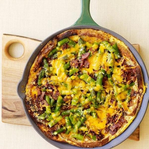 Asparagus, Bacon And Cheese Strata