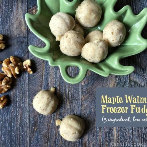 Maple Pecan Fudge (low carb, Paleo)