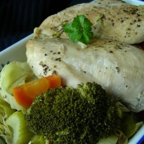 Crock Pot Low Calorie Lemon Chicken