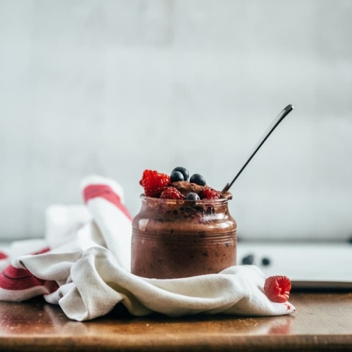 Chocolate Cherry Nice Cream (paleo, vegan)