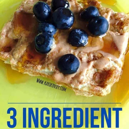 3-Ingredient Paleo Waffles