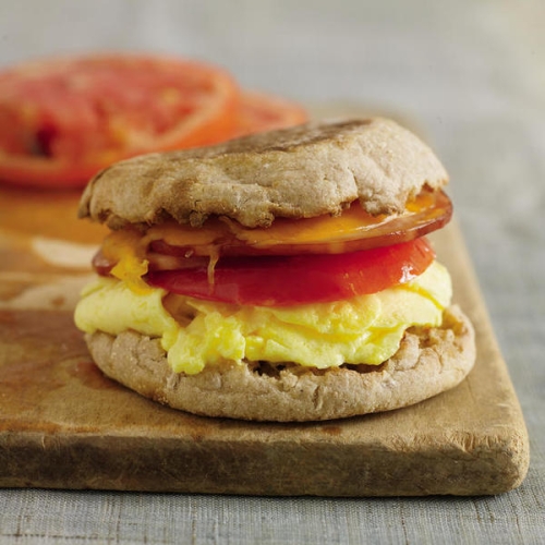 Egg and Bacon Breakfast Sandwich