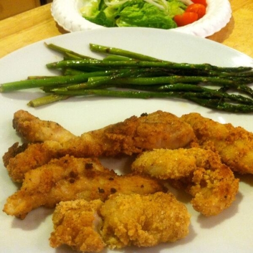 Easy Paleo Fried Fish Sticks