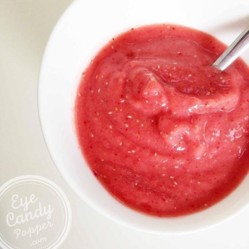 Quick and easy fruit sorbet (vegan, paleo,