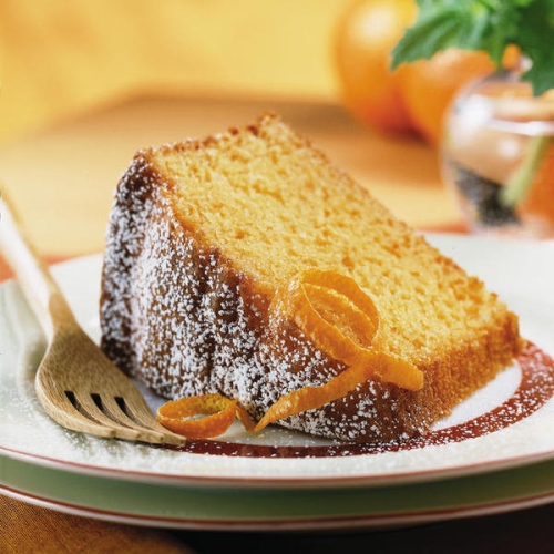 Orange Gelatin Cake