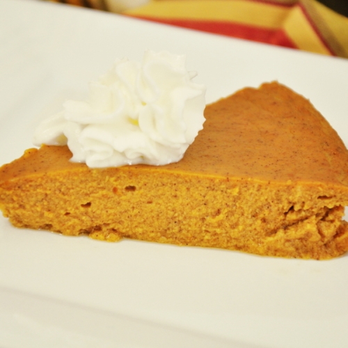 Crustless Pumpkin Pie (Low-Calorie)