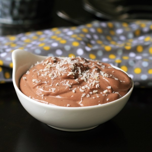 Keto Chocolate-Coconut Mousse