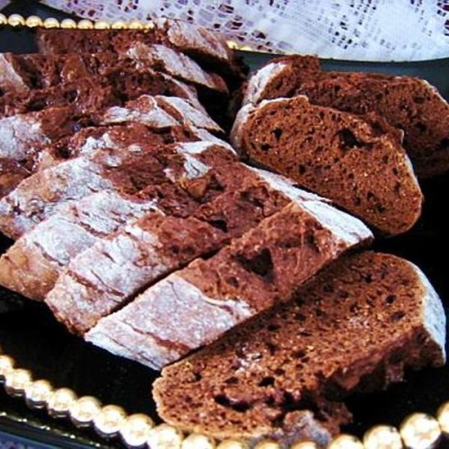 Healthy Low-Calorie Chocolate Biscotti