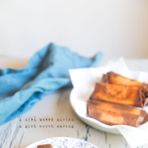 Paleo Banana Egg rolls