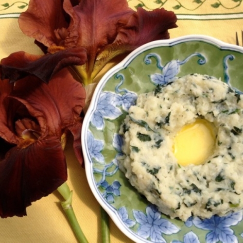 Turnip Greens Colcannon—Best Mashed Potatoes