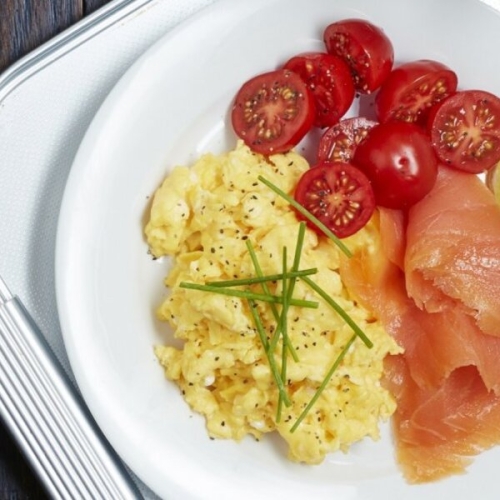 Scrambled Eggs With Smoked Salmon