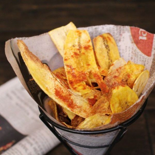 Healthy Air Fryer Plantain Banana Chips