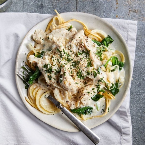 Creamy Chicken & Celeriac Noodles