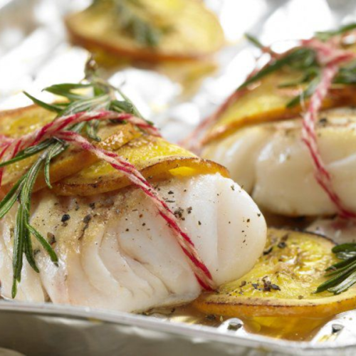 Grilled Cod Fillets