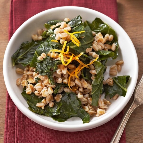 Farro & Collard Greens