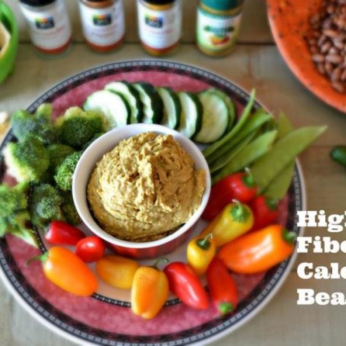 High Fiber, Low Calorie Bean Dip