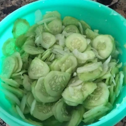 Cucumber and Onion Salad