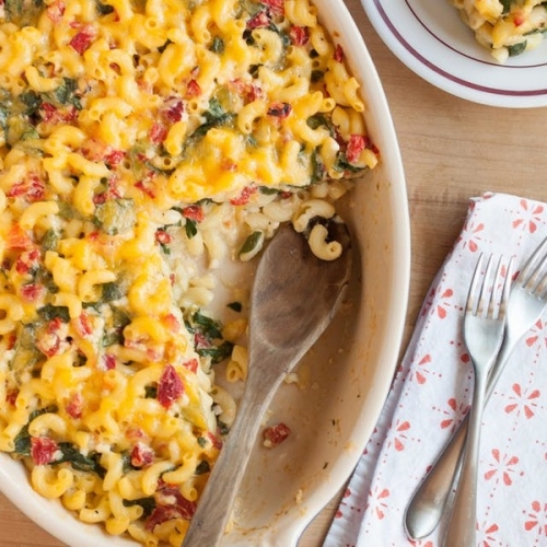 Recipe: Lighter Baked Mac and Cheese