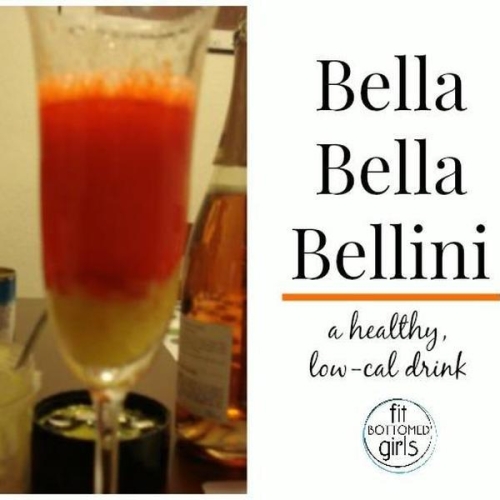 Low-Calorie Peach Bellini Recipe