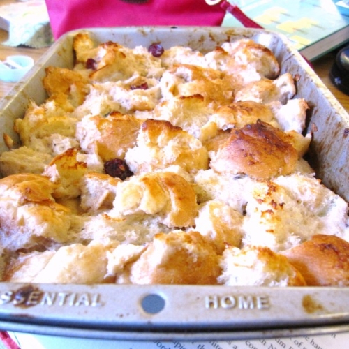 Unbeliveable! High Calcium yet Light Bread Pudding