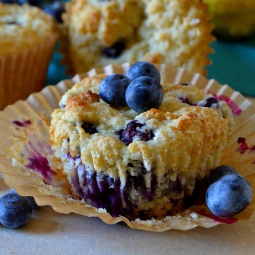 Healthy Blueberry Muffins