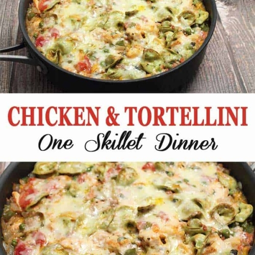 CHICKEN and TORTELLINI SKILLET