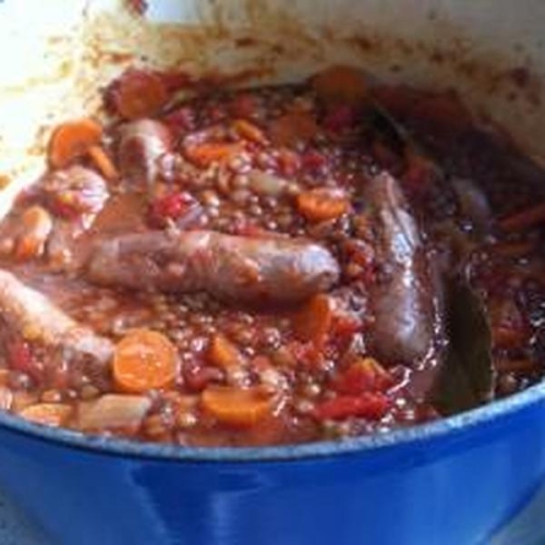 Sausage and Lentil Casserole: 8 WeightWatc