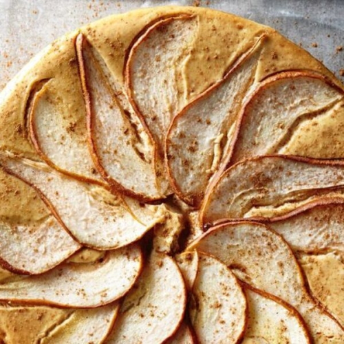 Ricotta and pear torta