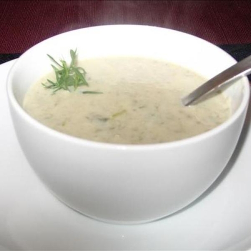 French Mushroom And Scallion Soup