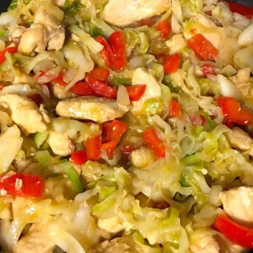 Chicken Cabbage Stir Fry