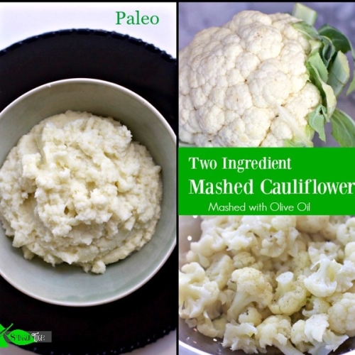 Mashed Cauliflower with Olive Oil (Paleo)