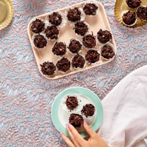 Recipe: Toasted Coconut & Almond Chocolate Clusters