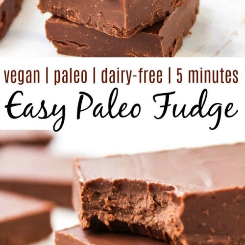 Easy Paleo Chocolate Fudge