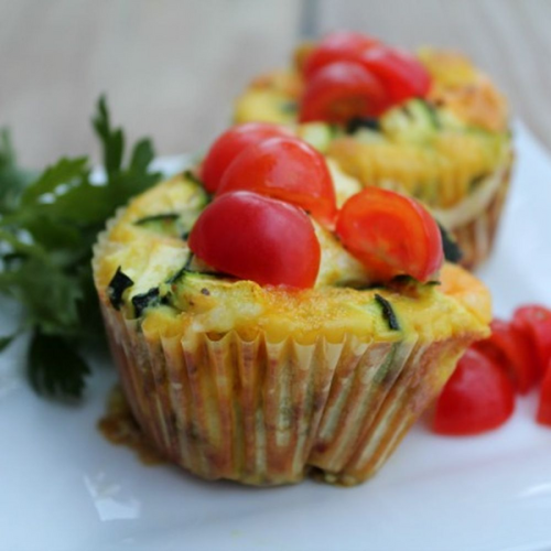 Zucchini Quiche Cups