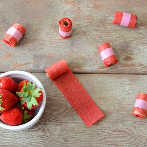 Strawberry Lemonade Fruit Roll Ups