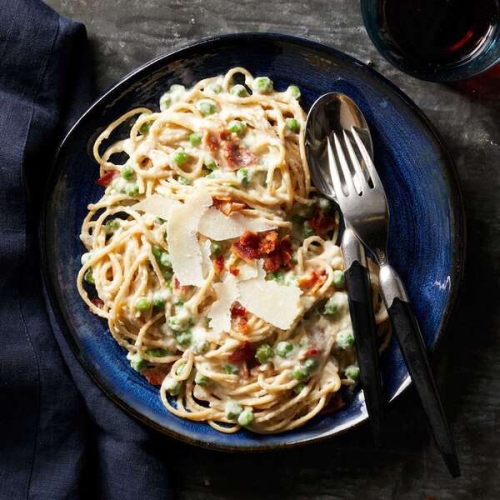 Cauliflower Pasta Carbonara