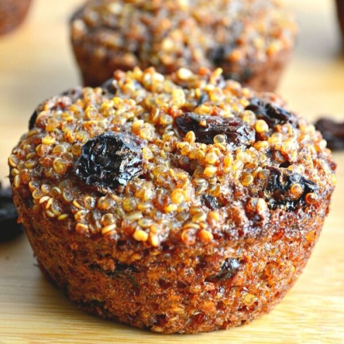 Quinoa Raisin Breakfast Bites