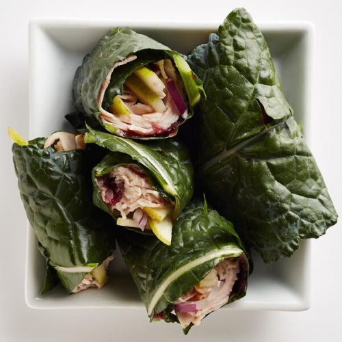 Kale Turkey Wraps