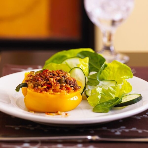 Stuffed Yellow Peppers