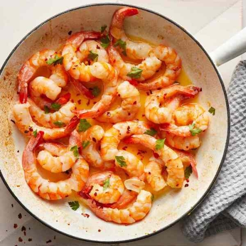 Super Quick Low-Carb Shrimp Scampi