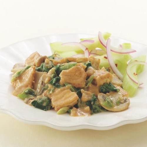 Tofu with Peanut-Ginger Sauce