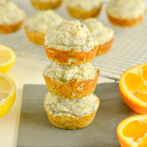Lemon Orange Poppyseed Muffins