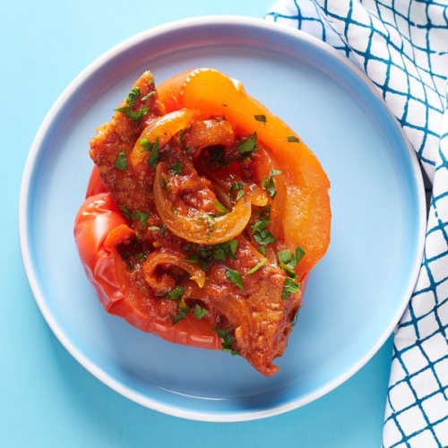 Healthy Sausage in a Pepper