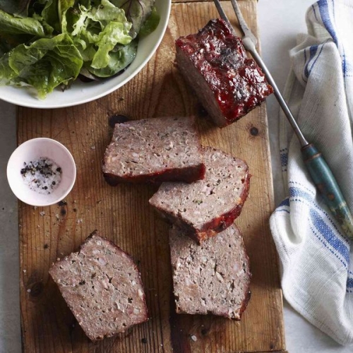 Low-Calorie Meatloaf With Vegetables