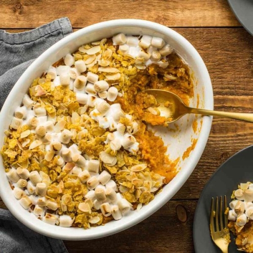 Low-Calorie Sweet Potato Casserole
