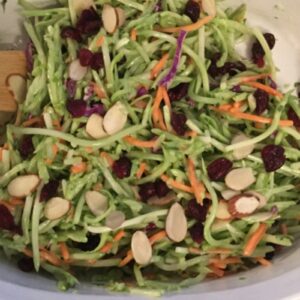 Raw Broccoli Salad (Reduced Calorie/Low Fat)