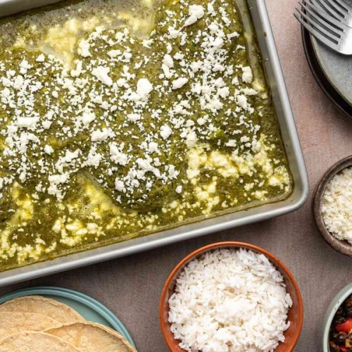 Mexican Green Chile Baked Chicken (Pollo Verde)